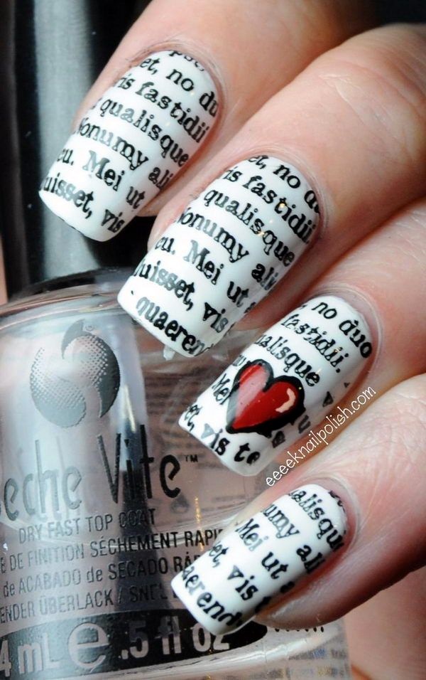 Valentine Nail Art Designs (1)