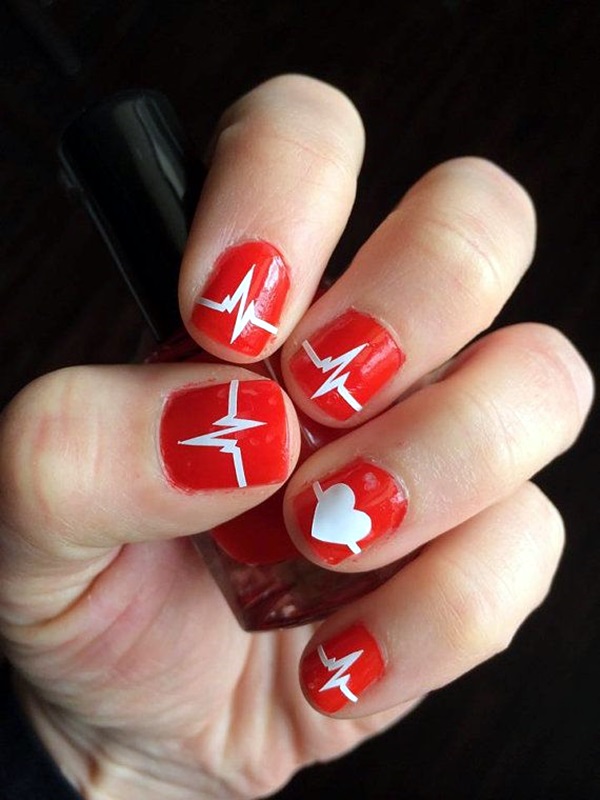 Valentine Nail Art Designs (1)