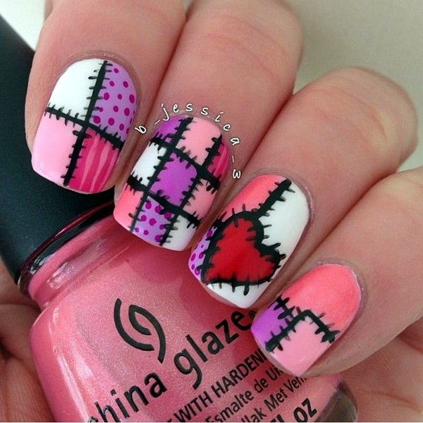 Valentine Nail Art Designs (20)