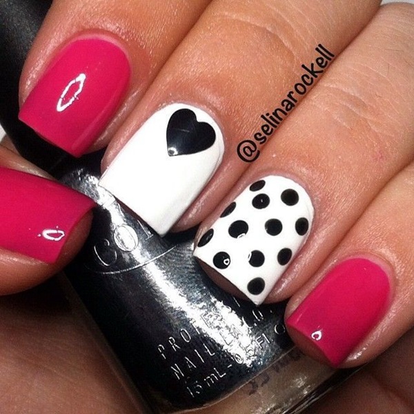 Valentine Nail Art Designs (22)