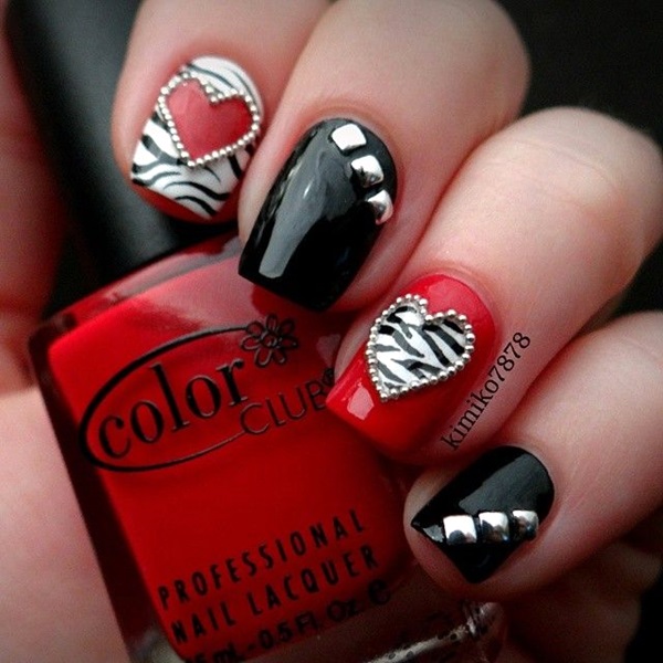 Valentine Nail Art Designs (24)