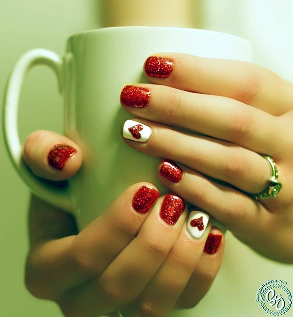 Valentine Nail Art Designs (7)