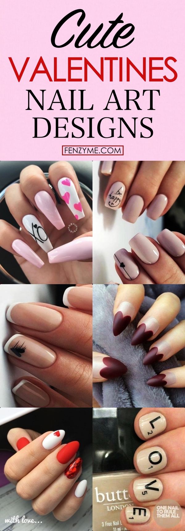 Valentine Nail Art Designs