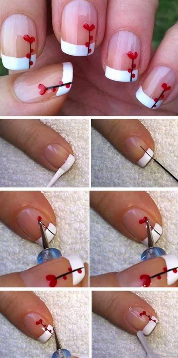 Valentine Nail Art Designs