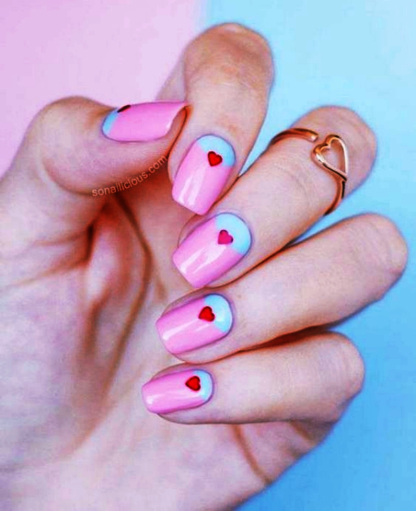 Valentine Nail Art Designs