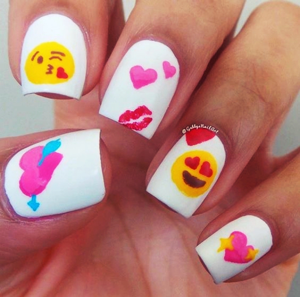 Valentine Nail Art Designs