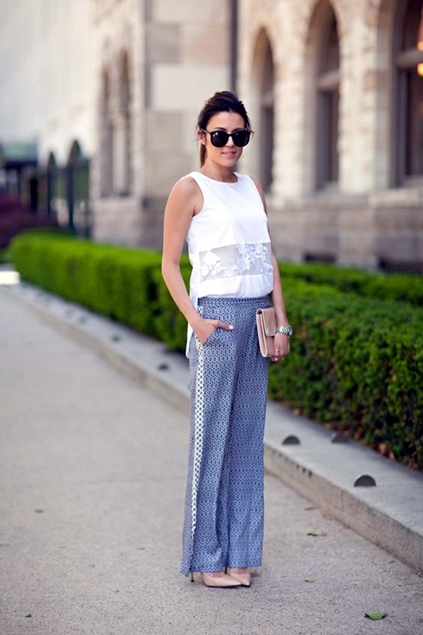 What to wear with palazzo pants (1)