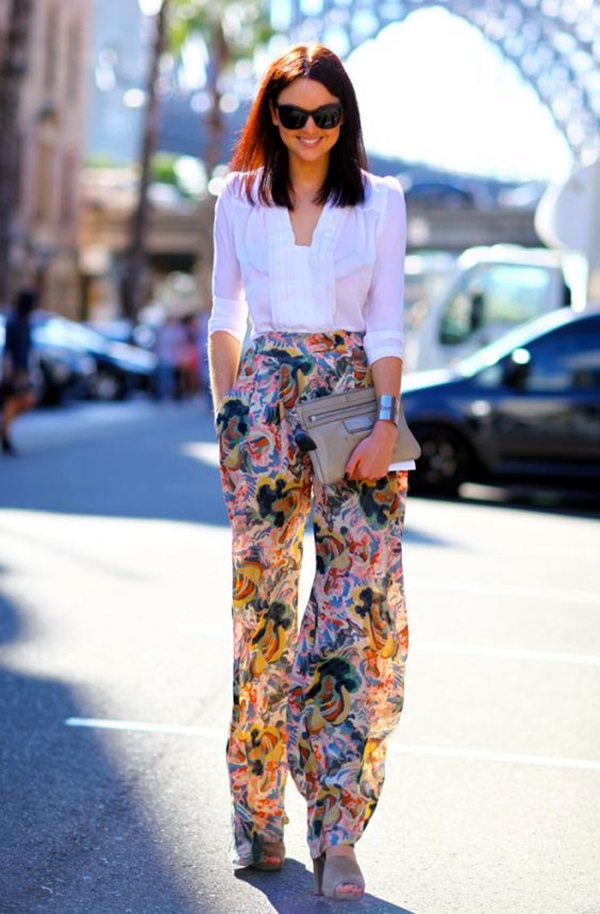 What to wear with palazzo pants (5)