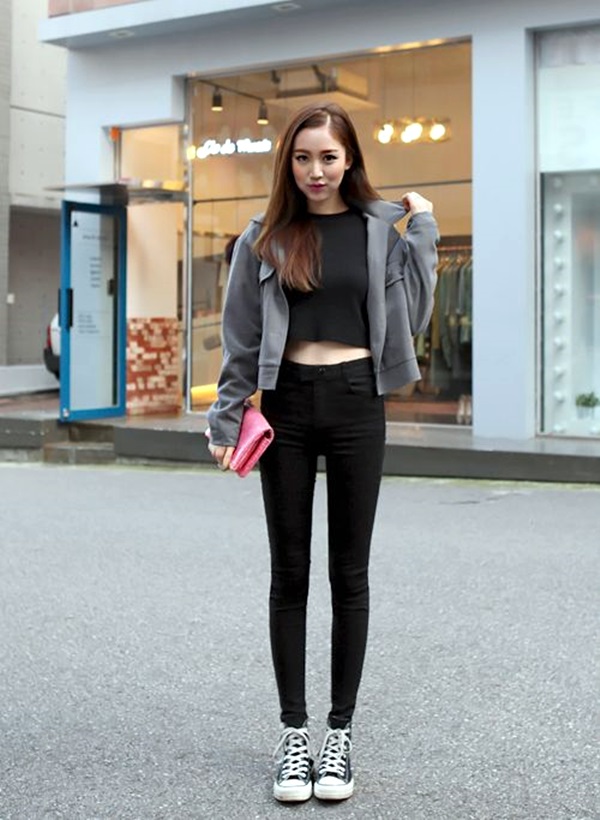 Cute Skinny Black Jeans Outfit (1)
