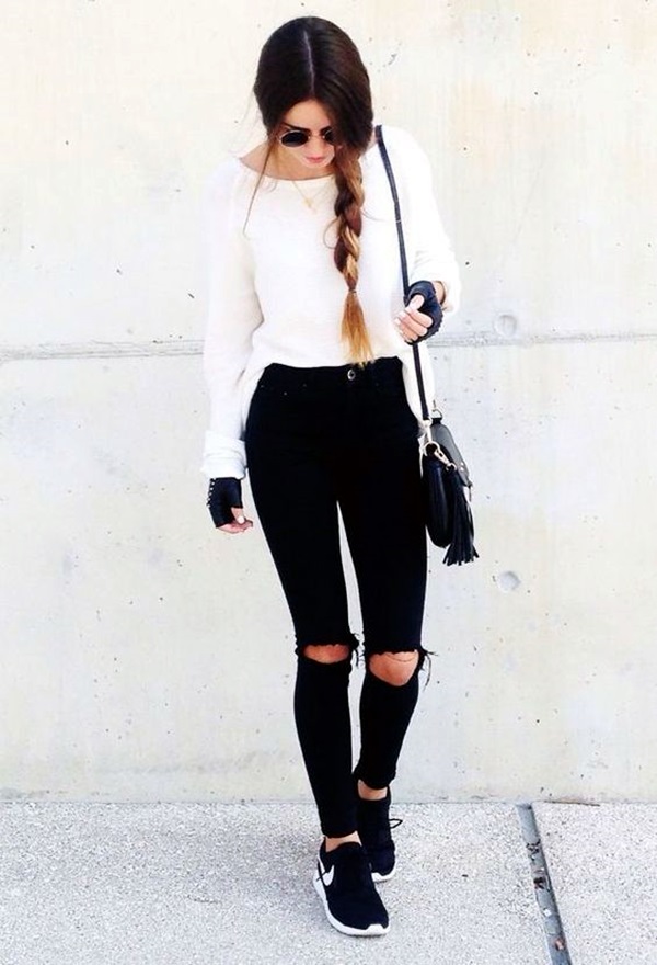 Cute Skinny Black Jeans Outfit (3)