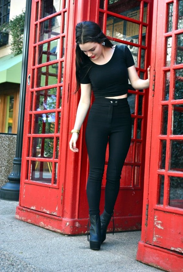 Cute Skinny Black Jeans Outfit (4)