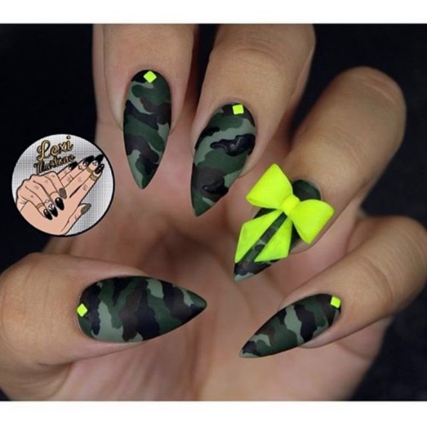 Easy Stiletto Nails Designs and Ideas (11)