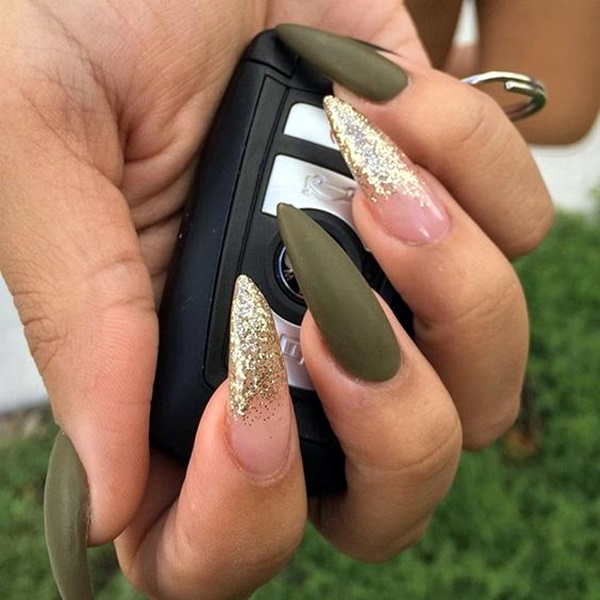 Easy Stiletto Nails Designs and Ideas (16)