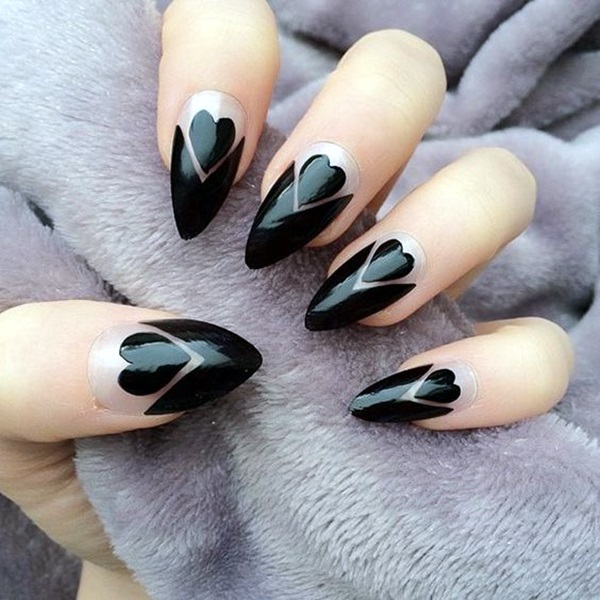 Easy Stiletto Nails Designs and Ideas (3)