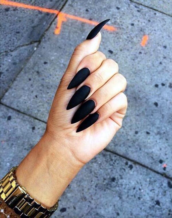 Easy Stiletto Nails Designs and Ideas (3)