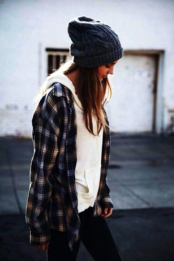cute outfits with a flannel