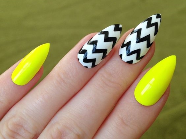 6. Pointy Nail Designs for Almond Nails - wide 10