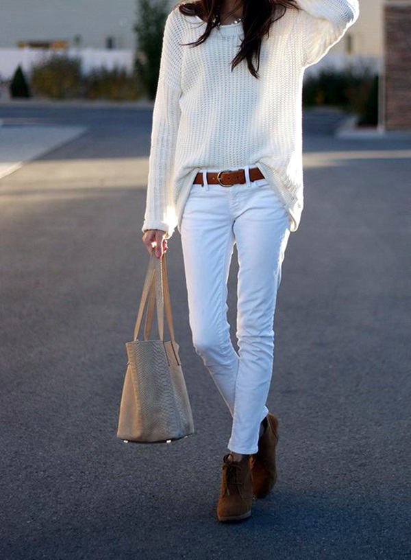 White Jeans Outfits (18)