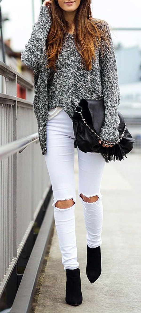 White Jeans Outfits (9)