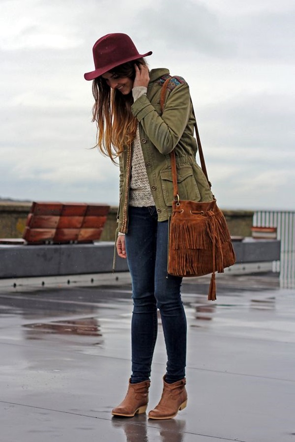 cute outfits to wear on a rainy day