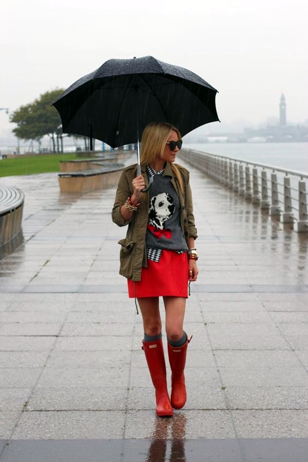 Cute Rainy Day Outfits (2)