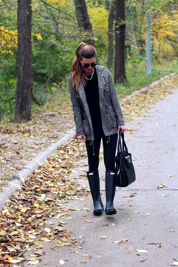 cute outfits to wear on a rainy day