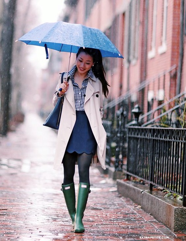 cute outfits to wear on a rainy day