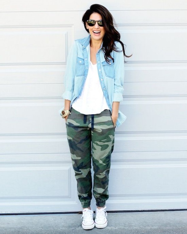 Ideas to wear Camo Pants (1)