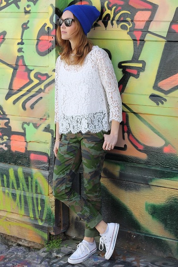 Ideas to wear Camo Pants (1)