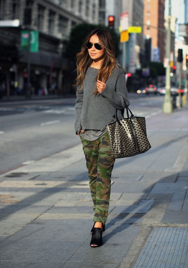 Ideas to wear Camo Pants (2)