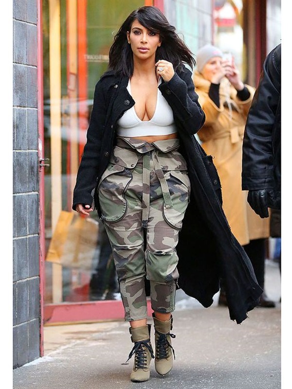 Outfits with camo cargo pants 2025