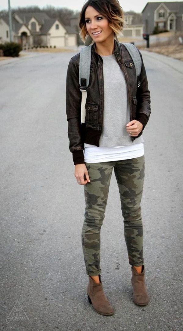 Ideas to wear Camo Pants (3)