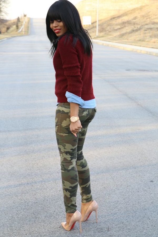 Accessorizing Camo Pants