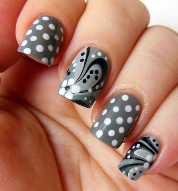 Marble Nail Art Designs (1)