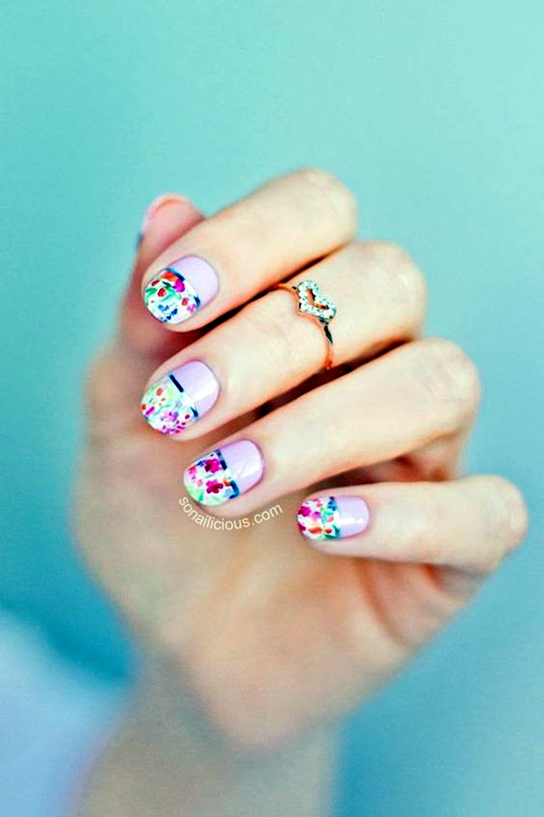 Marble Nail Art Designs (1)