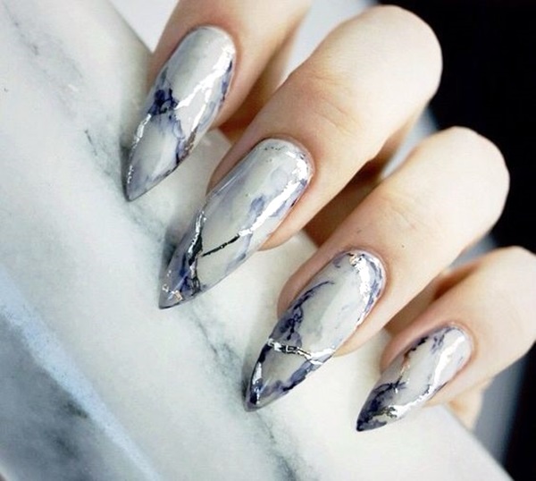 Marble Nail Art Designs (16)