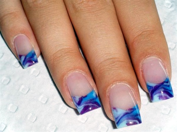 marble nail art tips