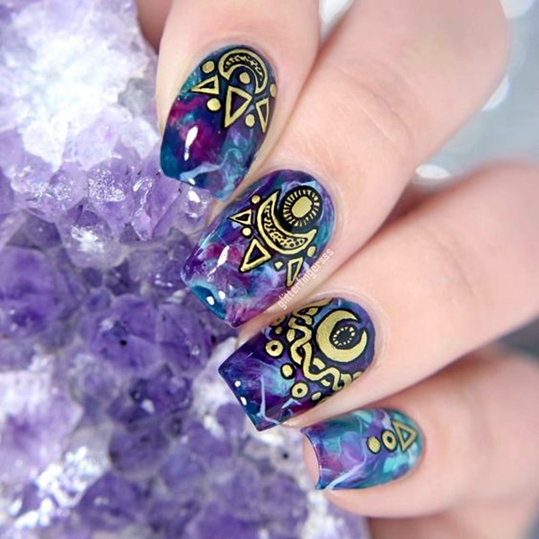 Marble Nail Art Designs (2)