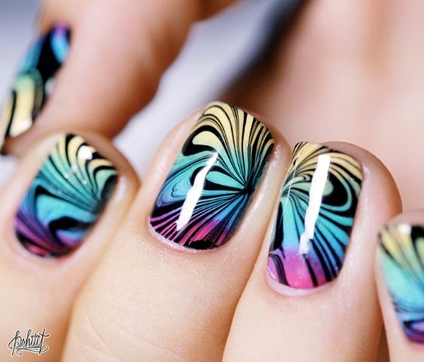 Marble Nail Art Designs (3)