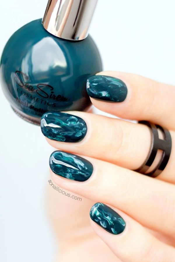 Marble Nail Art Designs (3)