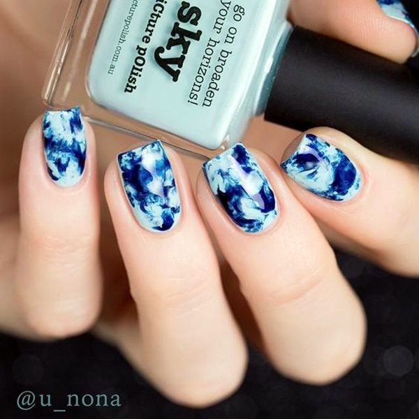 Marble Nail Art Designs (3)