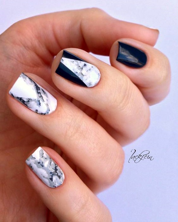 Marble Nail Art Designs (5)