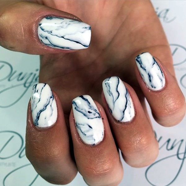 Marble Nail Art Designs (6)