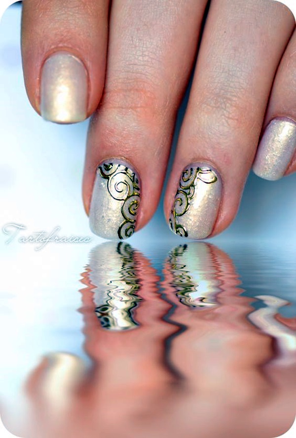 Marble Nail Art Designs (7)