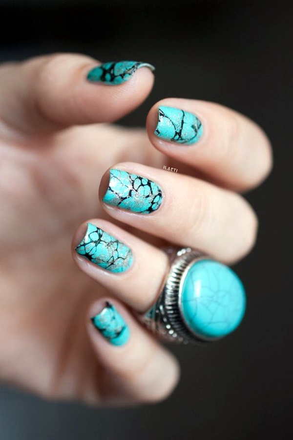 Marble Nail Art Designs (8)