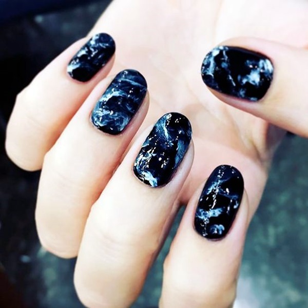 Marble Nail Art Designs (9)