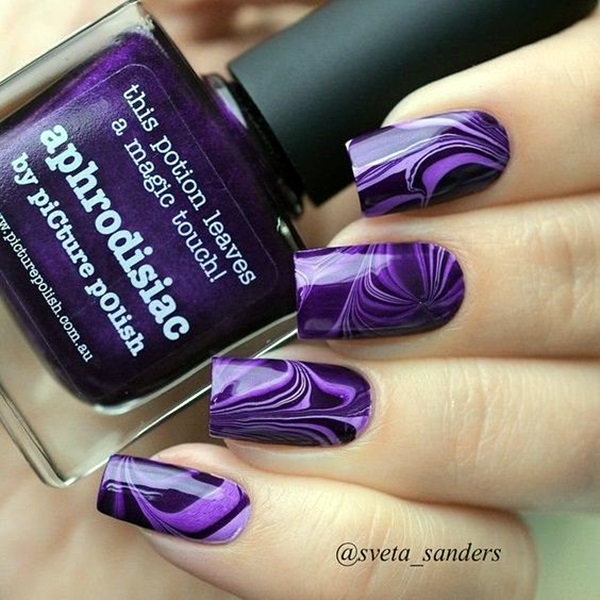 Purple Nail Art Designs (11)