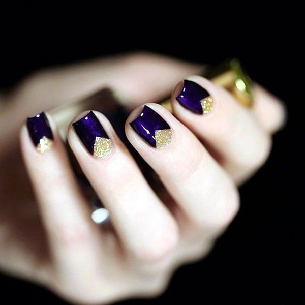 Purple Nail Art Designs (19)