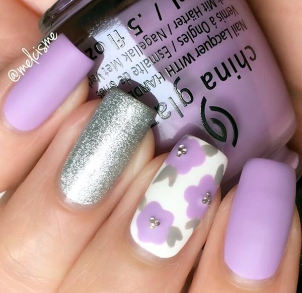 Purple Nail Art Designs (2)