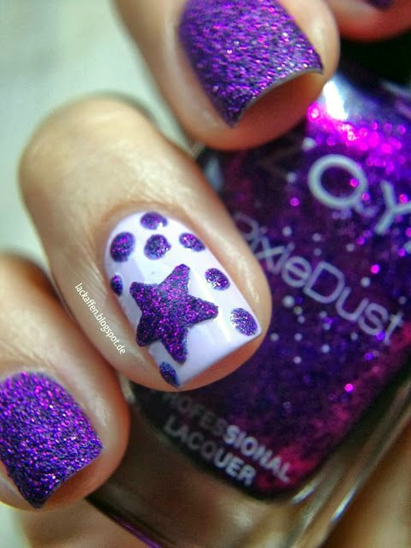 Purple Nail Art Designs (2)